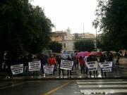Reggio: dipendenti del gruppo De Masi in protesta. ‘Siamo pronti a iniziare lo sciopero della fame’
